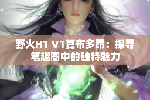 野火H1 V1夏布多昂：探尋筆趣閣中的獨(dú)特魅力