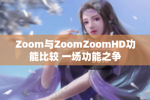 Zoom與ZoomZoomHD功能比較 一場功能之爭