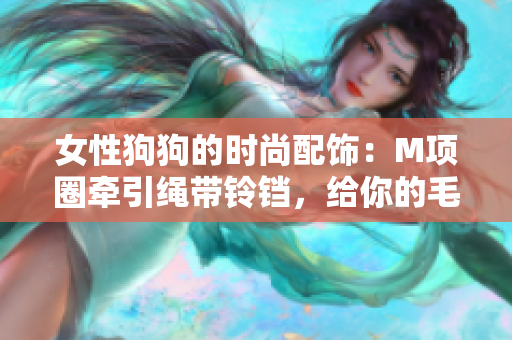 女性狗狗的時(shí)尚配飾：M項(xiàng)圈牽引繩帶鈴鐺，給你的毛孩增添亮點(diǎn)