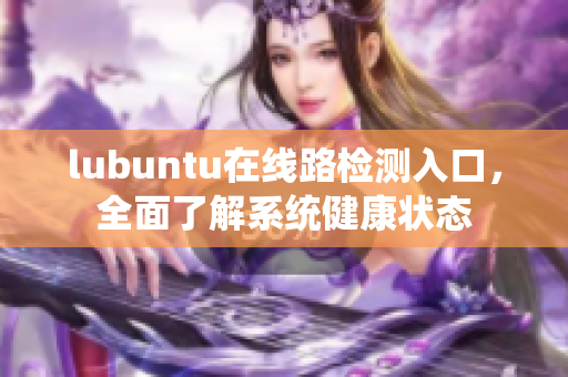 lubuntu在線路檢測入口，全面了解系統(tǒng)健康狀態(tài)