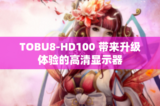 TOBU8-HD100 帶來(lái)升級(jí)體驗(yàn)的高清顯示器