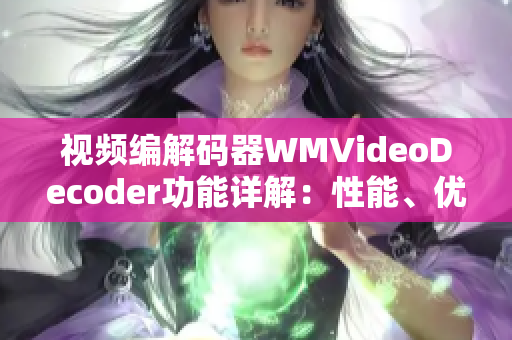 視頻編解碼器WMVideoDecoder功能詳解：性能、優(yōu)勢(shì)及應(yīng)用領(lǐng)域