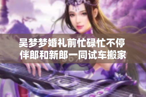 吳夢(mèng)夢(mèng)婚禮前忙碌忙不停 伴郎和新郎一同試車搬家