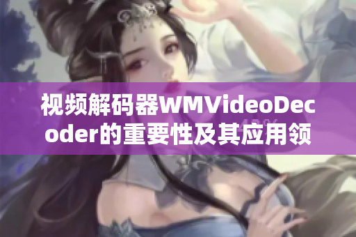 視頻解碼器WMVideoDecoder的重要性及其應(yīng)用領(lǐng)域