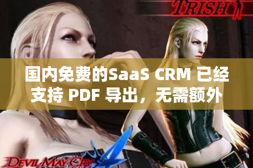 國內(nèi)免費的SaaS CRM 已經(jīng)支持 PDF 導(dǎo)出，無需額外費用